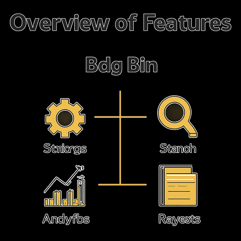 Illustration of Bdg Bin Features explained.