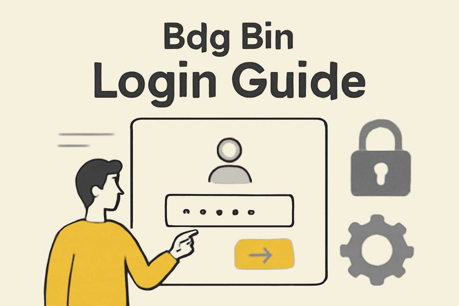 A neutral informational scene related to Bdg Bin Login Guide with clear text.