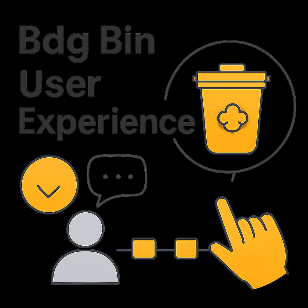 An educational diagram on Bdg Bin User Experience.