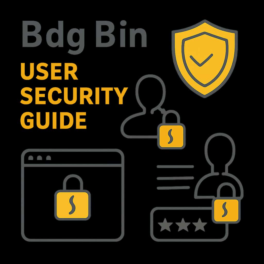 An educational illustration related to the Bdg Bin User Security Guide.