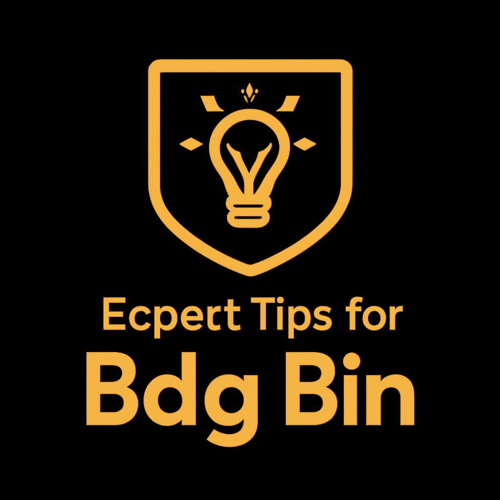 An icon representing Expert Tips for Bdg Bin.