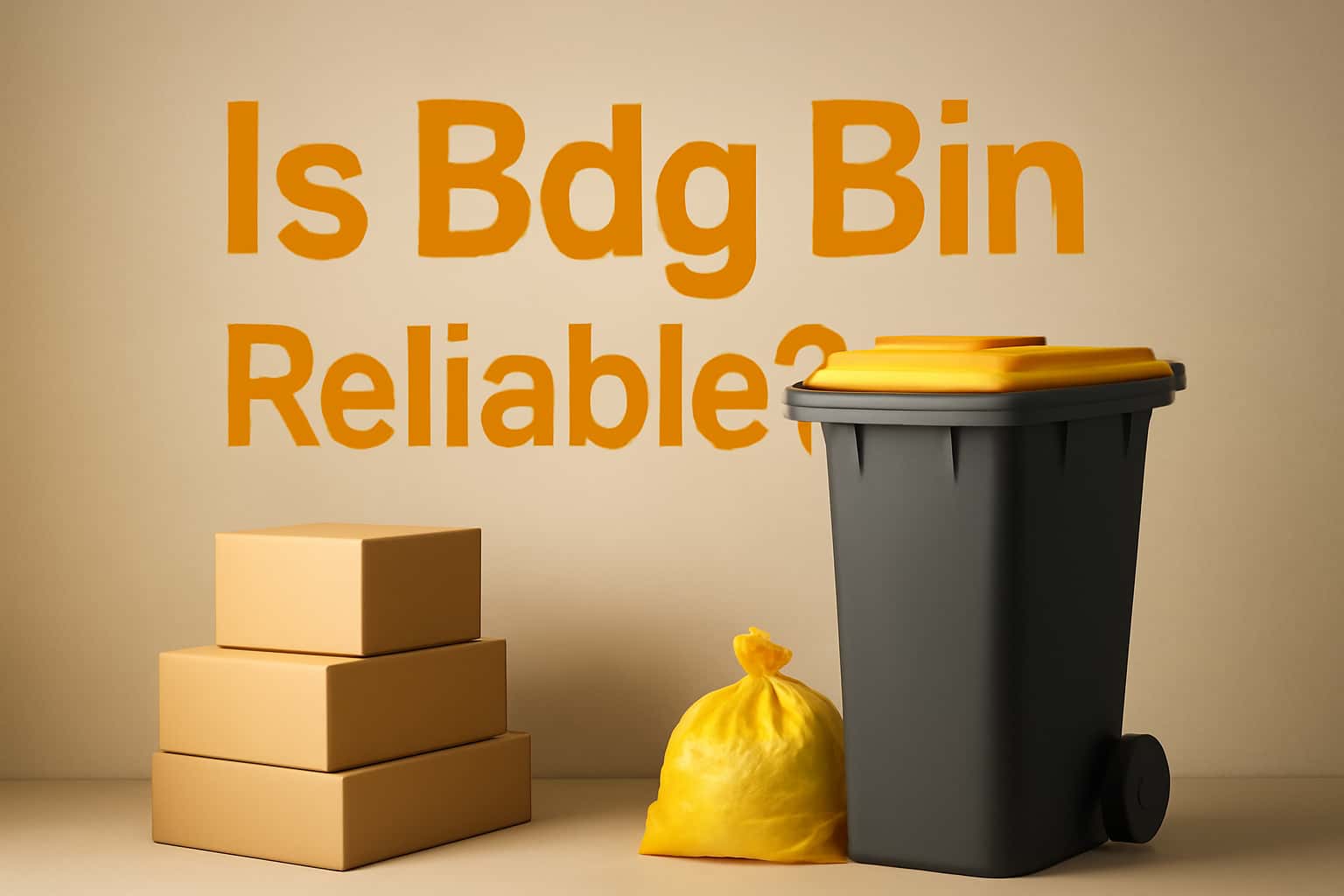 Informational graphic discussing Bdg Bin's reliability.