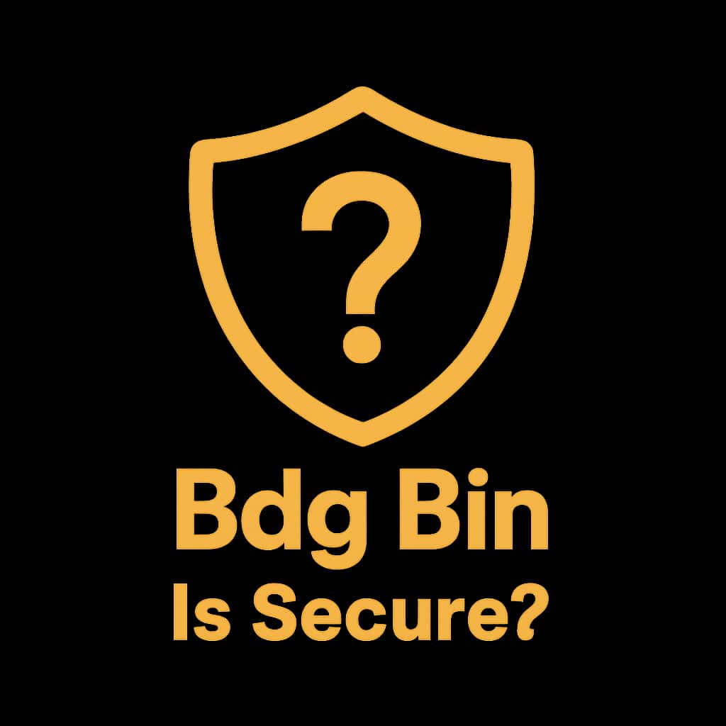 Icon representing the security of Bdg Bin.